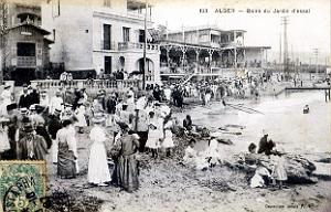 2793- Alger - Jardin d'essai - Bains - 1907